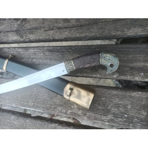 ШАШКА КОЗАЦЬКА кована ручної роботи Сергія Дитюка, Сталь - 65Г - пружинна 48-50 HRC. Photo 3